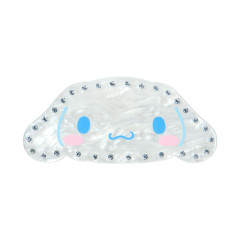 Japan Sanrio Original Hair Claw Clip - Cinnamoroll : Face Sparkling Stone Pearl Marble