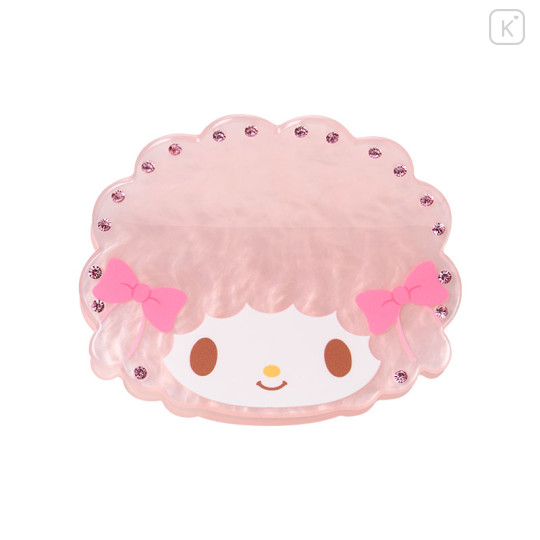 Japan Sanrio Original Hair Claw Clip - My Sweet Piano : Face Sparkling Stone Pearl Marble - 2