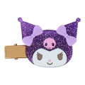 Japan Sanrio Acrylic Hair Clip Set - Kuromi : Glitter - 4