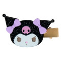 Japan Sanrio Acrylic Hair Clip Set - Kuromi : Glitter - 5