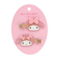 Japan Sanrio Acrylic Hair Clip Set - My Melody : Glitter - 1