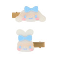 Japan Sanrio Acrylic Hair Clip Set - Cinnamoroll : Glitter - 2
