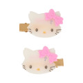 Japan Sanrio Acrylic Hair Clip Set - Charmmy Kitty : Glitter - 2