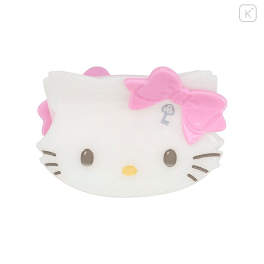 Japan Sanrio Acrylic Hair Claw Clip - Charmmy Kitty : Face Glitter - 1