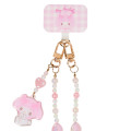 Japan Sanrio Original Phone Shoulder Strap - My Melody : Bead Ribbon Charm - 3