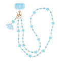 Japan Sanrio Original Phone Shoulder Strap - Cinnamoroll : Bead Ribbon Charm - 2