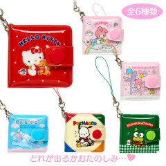 Japan Sanrio Original Secret Mini Mirror Keychain - Mini Sanrio Vinyl Wallet-Style Celebrating Shop 55th Anniversary Blind Box