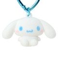 Japan Sanrio Original Mini Flocked Mascot Holder Bag Charm - Cinnamoroll : Mini Sanrio Celebrating Shop 55th Anniversary - 2