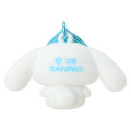 Japan Sanrio Original Mini Flocked Mascot Holder Bag Charm - Cinnamoroll : Mini Sanrio Celebrating Shop 55th Anniversary - 3