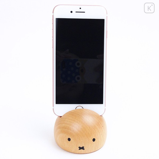 Japan Miffy Wooden Smartphone Stand - Noraml - 3