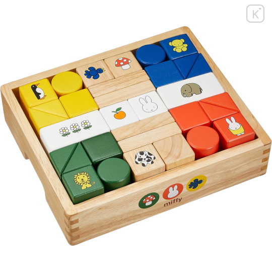Japan Miffy Wooden Blocks Toy - 3