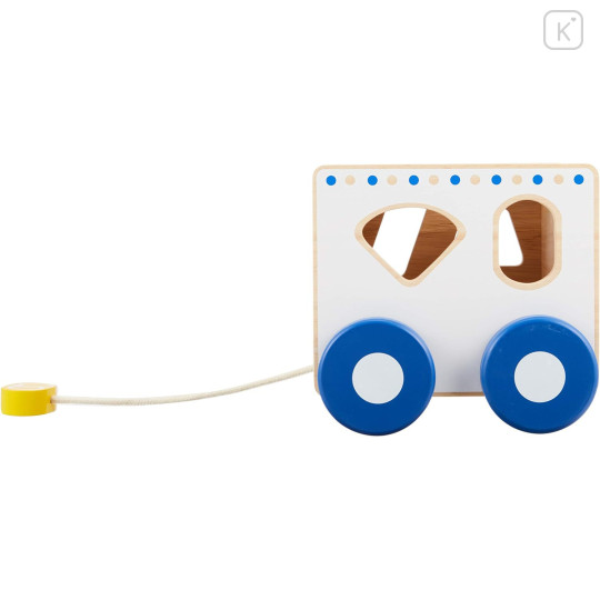 Japan Miffy Wooden Walking Puzzle Car Toy - 2
