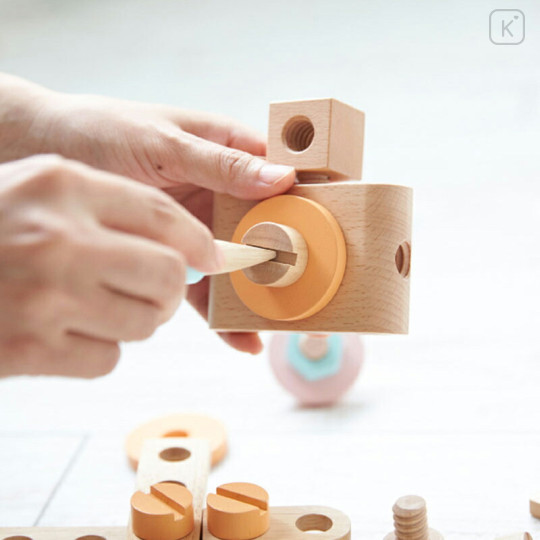 Japan Miffy Wooden Twist and Play DIY Toy - 3