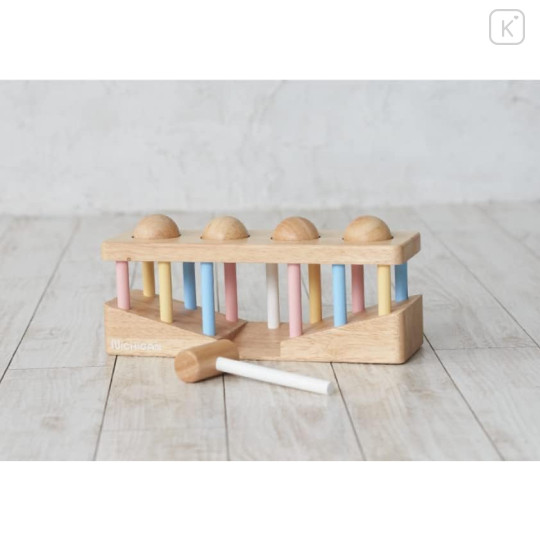Japan Miffy Wooden Kororin Tonton Ball Toy - 1