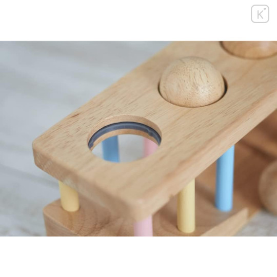 Japan Miffy Wooden Kororin Tonton Ball Toy - 2