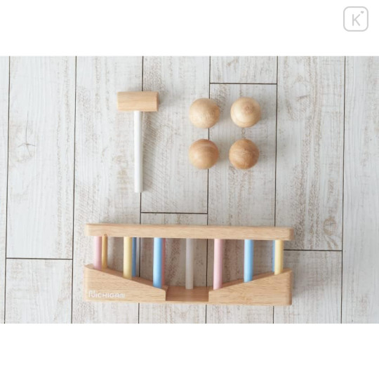 Japan Miffy Wooden Kororin Tonton Ball Toy - 5