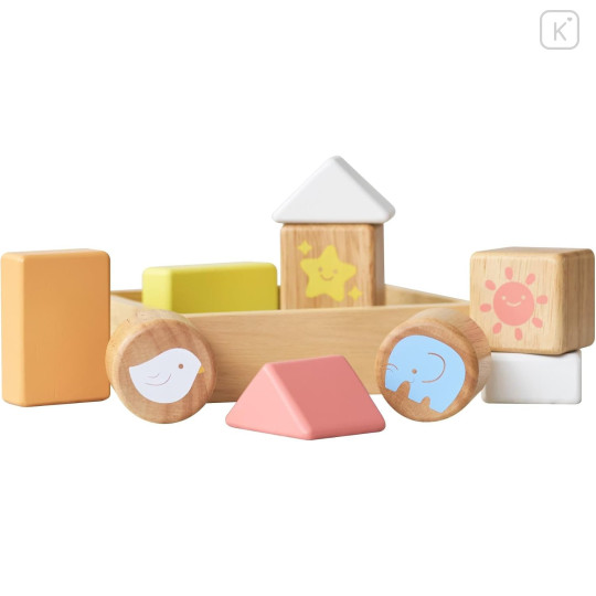 Japan Miffy Wooden Shake Shake Stacking Blocks Toy - 2