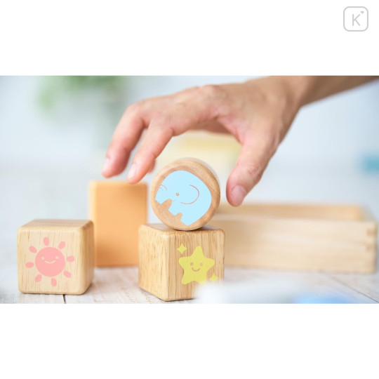 Japan Miffy Wooden Shake Shake Stacking Blocks Toy - 3