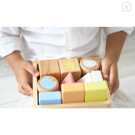 Japan Miffy Wooden Shake Shake Stacking Blocks Toy - 6