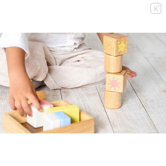 Japan Miffy Wooden Shake Shake Stacking Blocks Toy - 8