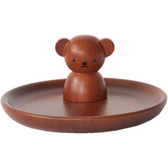 ꕤ︎︎ミィꕤ︎︎No.144フェザー with ヒノキチップチャーム‪·̩͙꒰ঌ Japan Miffy Wooden Accessory Stand - Boris | Kawaii Limited