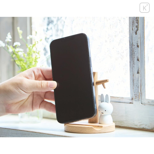 Japan Miffy Wooden Smartphone Stand - Doll - 6