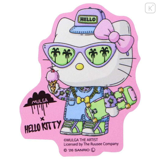 Japan Mulga × Sanrio Die-Cut Sticker - Hello Kitty - 1