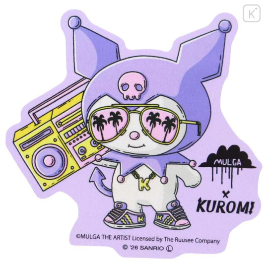 Japan Mulga × Sanrio Die-Cut Sticker - Kuromi - 1