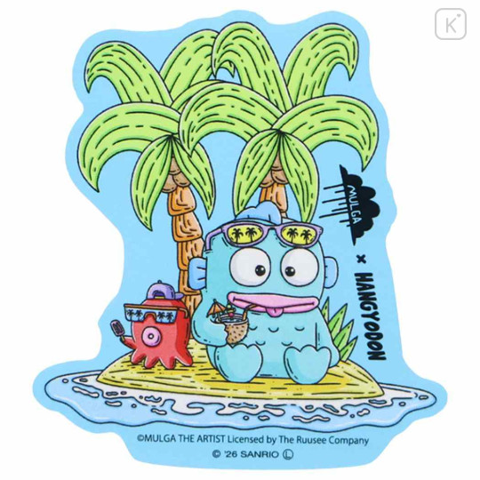 Japan Mulga × Sanrio Die-Cut Sticker - Hangyodon - 1