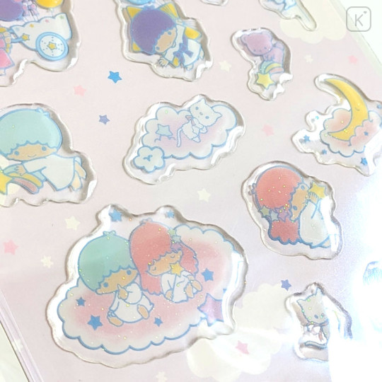 Japan Sanrio Glitter Sticker - Little Twin Stars : Friends - 2