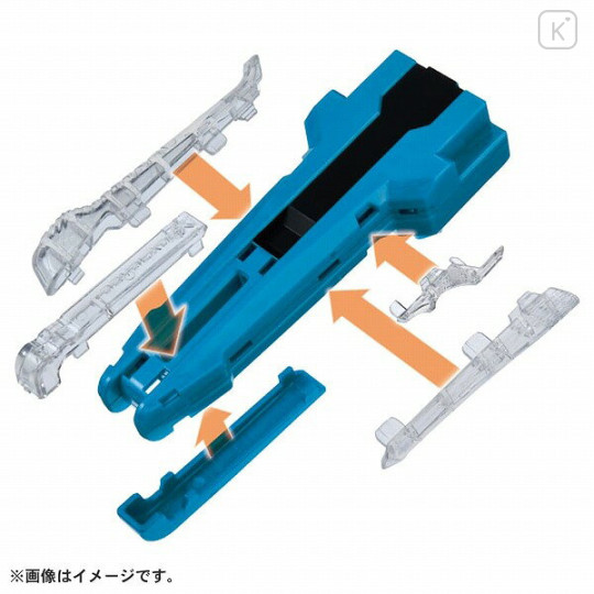 Japan Beyblade X - BX-42 Rubber Custom Grip Blue - 2