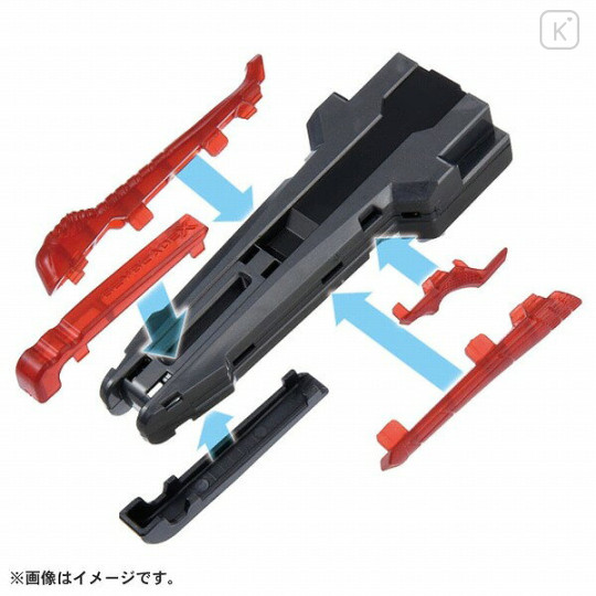 Japan Beyblade X - BX-41 Rubber Custom Grip Gunmetal - 2