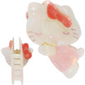Japan Sanrio Vance Clip - Hello Kitty : Baby Pink Shell Holographic - 1