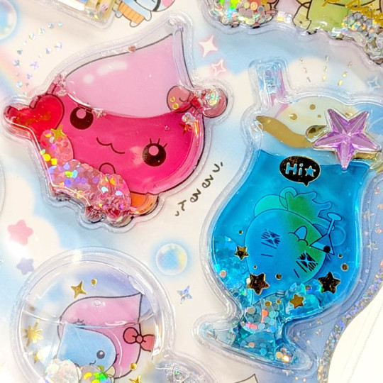 Japan Q-LiA Sparkling Water Seal - Shizuku-chan : Friends - 2
