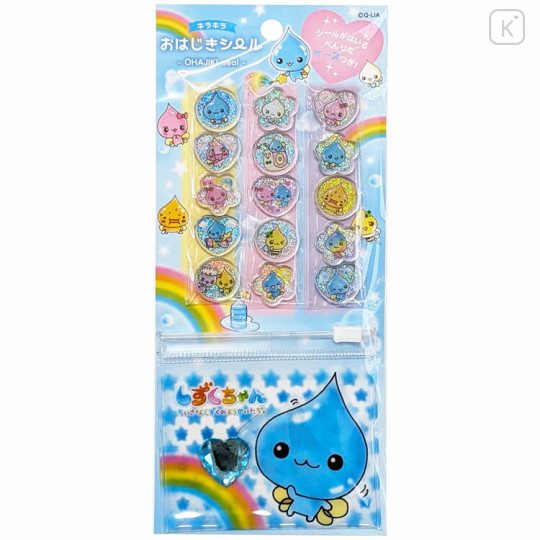 Japan Q-LiA Glittery Glass Bead Sticker - Shizuku-chan : Shizuku - 1
