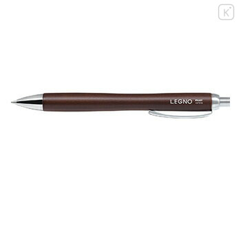 Japan Pilot Legno Wooden Ballpoint Pen - 0.7mm Dark Brown - 1