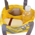Japan Peanuts Mini Tote Bag - Snoopy & Woodstock : Yellow School Bus - 3