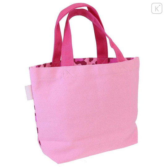 Japan Sanrio Mini Tote Bag - My Melody : Leopard Pink - 2