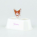 Japan Sanrio Toothbrush Stand with Acrylic Plate - Kuromi - 2
