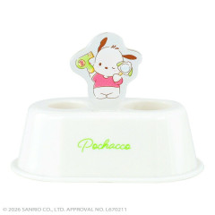 Japan Sanrio Toothbrush Stand with Acrylic Plate - Pochacco