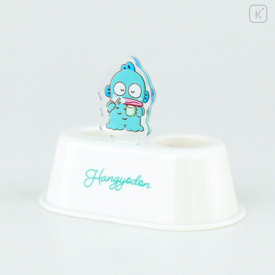 Japan Sanrio Toothbrush Stand with Acrylic Plate - Hangyodon - 2