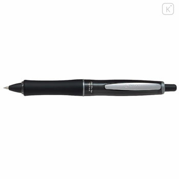 Japan Pilot Dr. Grip Full Black Ballpoint Pen - 0.7mm Silver - 1