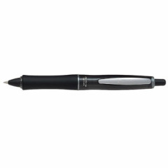 Japan Pilot Dr. Grip Full Black Ballpoint Pen - 0.7mm Silver