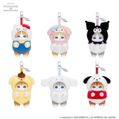 Japan Mofusand × Sanrio Secret Kiramekko Mascot Keychain - Blind Box