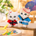 Japan Mofusand Mascot Keychain - Wasshoi! Festival Blue Happi Coat - 3