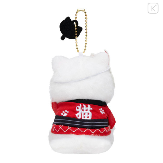 Japan Mofusand Mascot Keychain - Wasshoi! Festival Red Happi Coat - 6