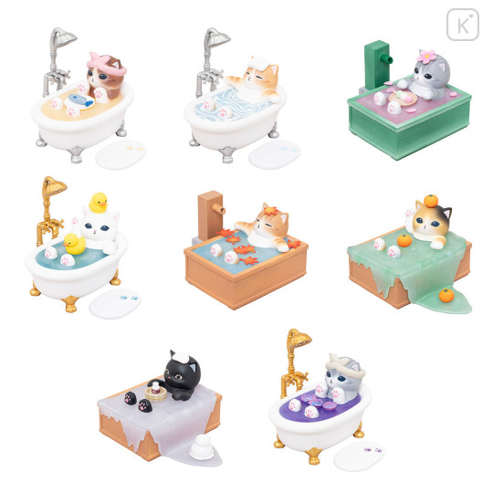 Japan Mofusand Gpsbox Figure Box Set - Bath Cat - 1