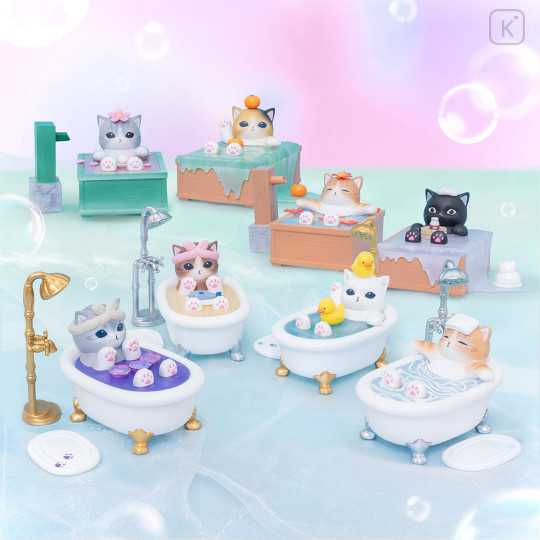 Japan Mofusand Gpsbox Figure Box Set - Bath Cat - 2