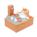 Japan Mofusand Gpsbox Figure Box Set - Bath Cat - 7