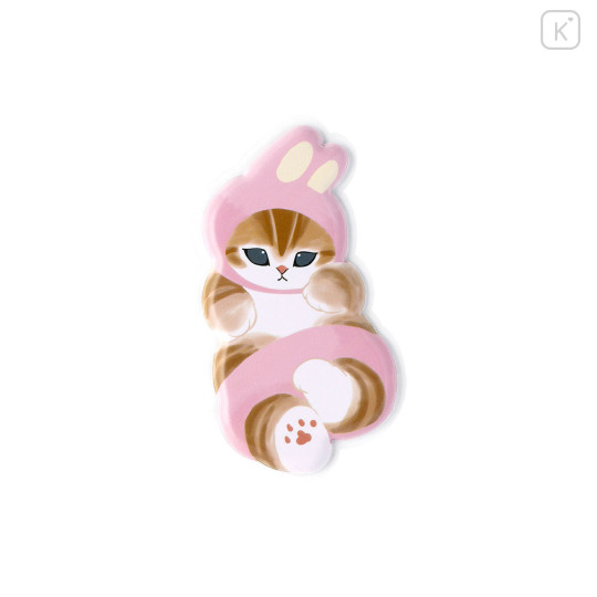 Japan Mofusand Large Puffy Sticker - Bunny Cat - 4